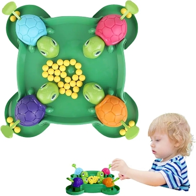 Picture of Hungry Turtle Game - Preschool Board Games For Kids | Parent-child Interactive Educational Toys, Turtle Eating Board Game, Hungry Turtle Board Game For 2 To 4 Players