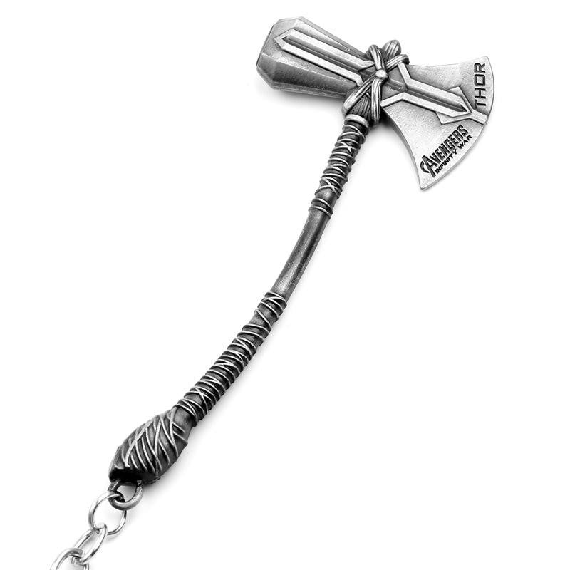 Picture of Silver Thor Stormbreaker Keychain