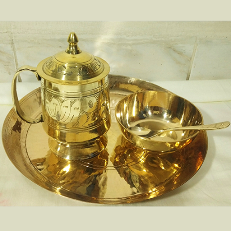 Buy Pitol-Brass 4 Pcs Dinner Set  at the best price in Bangladesh