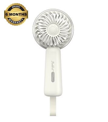 Buy  Vyvylabs Babbit Handheld Mini Rechargeable Fan 1200mAh White Best Price In Bangladesh