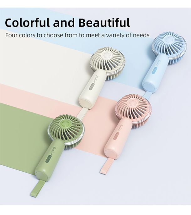 Buy Vyvylabs Babbit Handheld Rechargeable Fan 1200mAh Blue Best Price In Bangladesh