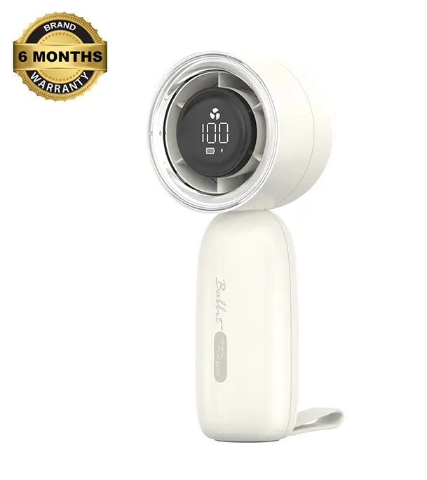 Buy  Vyvylabs Babbit High Speed 13000RPM Handheld Rechargeable Fan Gray Best Price In Bangladesh