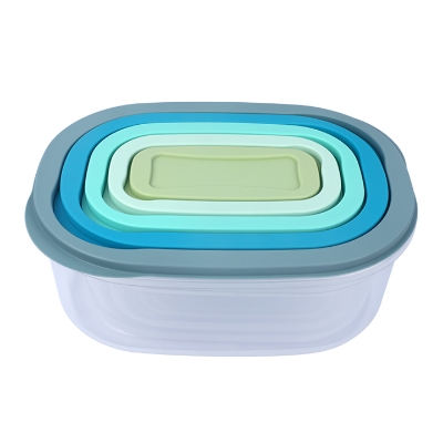 Buy 5-Piece Lid & Lid Rtg Container Set - Durable, Space-Saving Storage - UAE at Best Price In Bangladesh