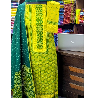 Buy New Exclushive Collection High Qualitiey Cotton Printed Three Piece at Price In Bangladesh
