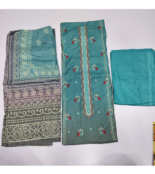 Buy New Exclushive Collection High Qualitiey Cotton Printed Three Piece at Price In Bangladesh