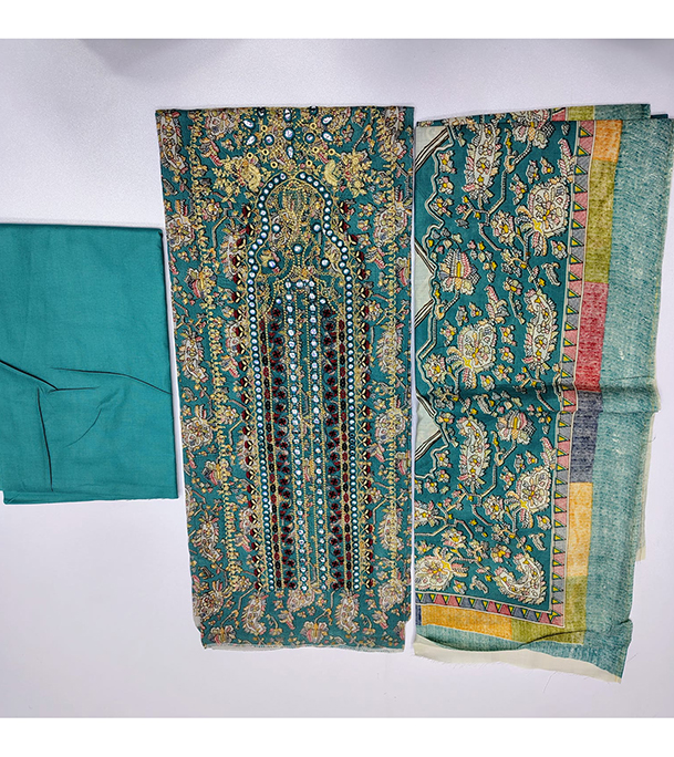 Buy New Exclushive Collection High Qualitiey Cotton Printed Three Piece at Price In Bangladesh