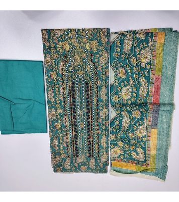 Buy New Exclushive Collection High Qualitiey Cotton Printed Three Piece at Price In Bangladesh