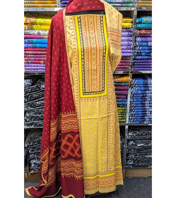 Buy New Exclushive Collection High Qualitiey Cotton Printed Three Piece at Price In Bangladesh
