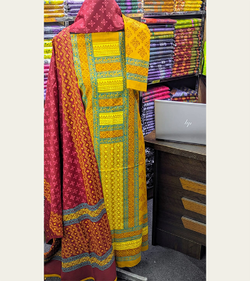 Buy New Exclushive Collection High Qualitiey Cotton Printed Three Piece at Price In Bangladesh