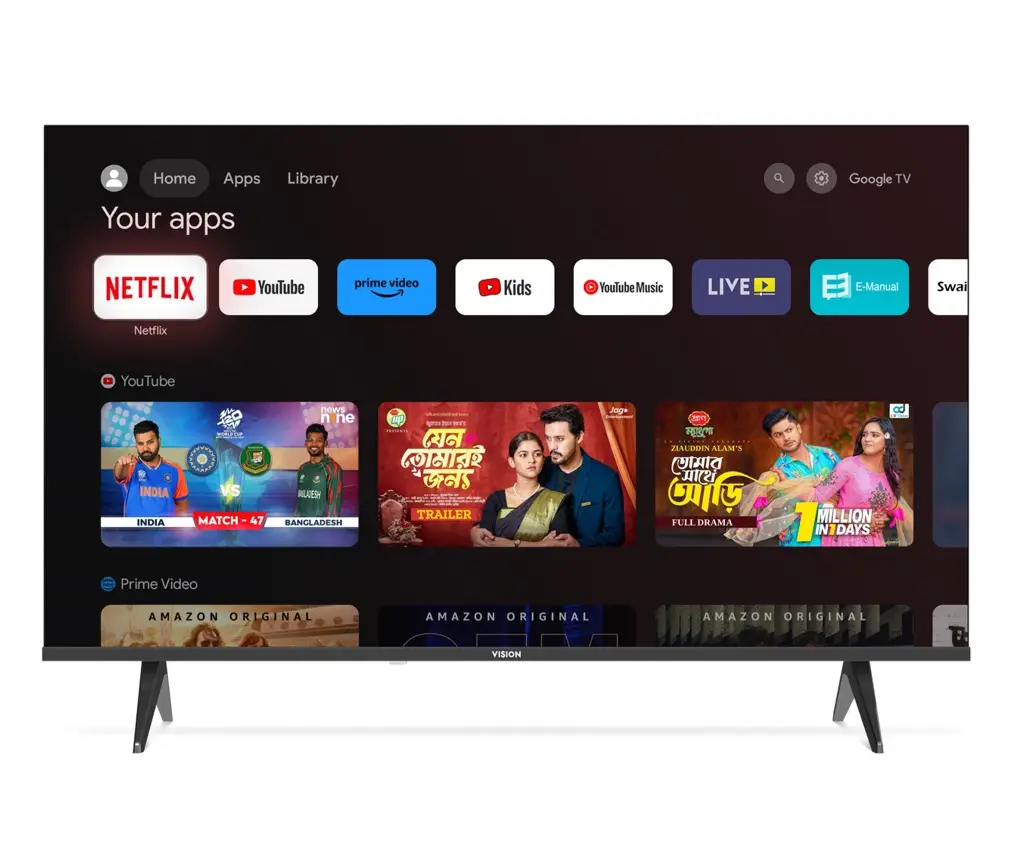 Buy VISION 43" LED TV E40Z Smart FHD Google TV Online at Best Price