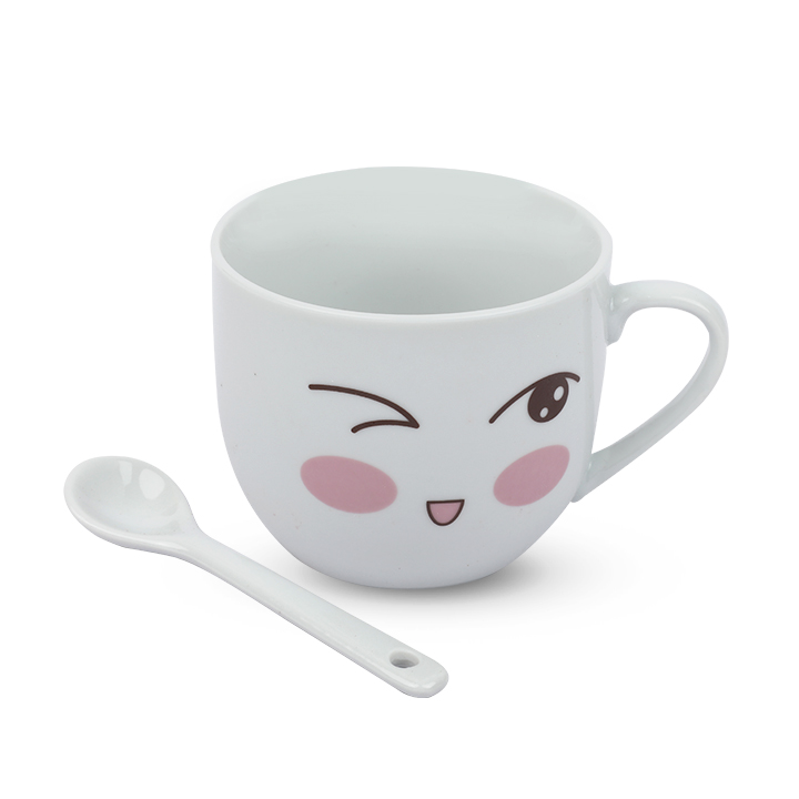 Buy Ceramic Mug Cute Emoji Design Cup at Best Price In Bangladesh