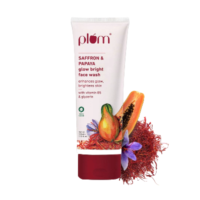 Buy  Plum Saffron & Papaya Glow Bright Face Wash at Best Price In Bangladesh