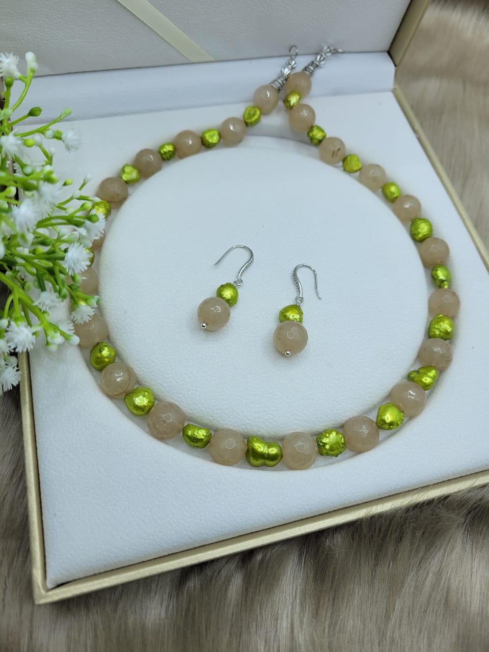 Buy Shell Pearl Jewelry with Semiprecious Gemstones – Timeless Elegance! at  Best Price In Bangladesh