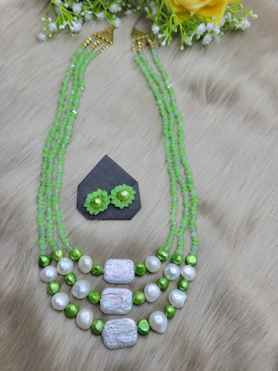 Buy  Orgenal shell Pearl Jewelry with Semiprecious Gemstones – Timeless Elegance! at  Best Price In Bangladesh