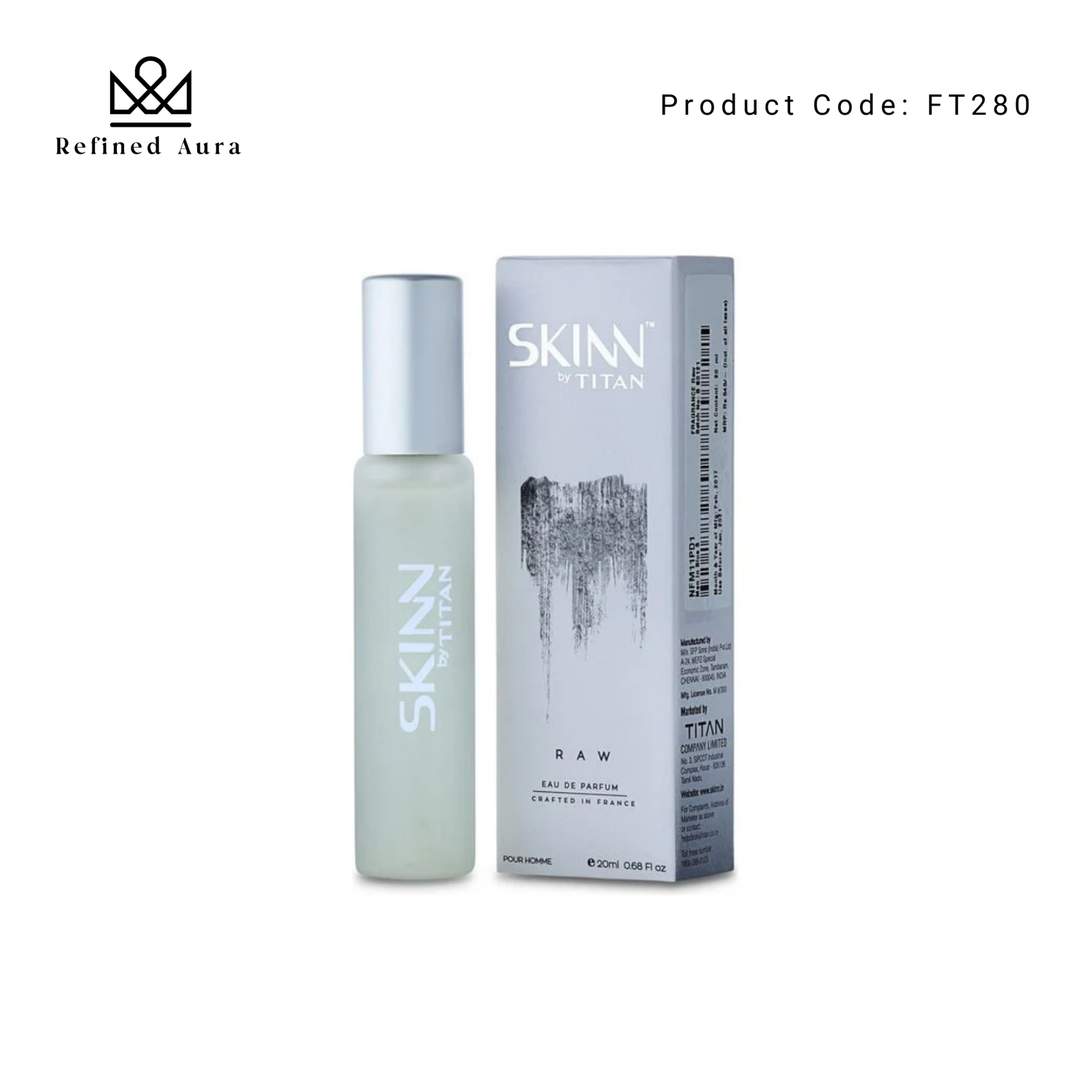 Picture of Skinn by Titan Raw 20 ML Perfume for Men EDP