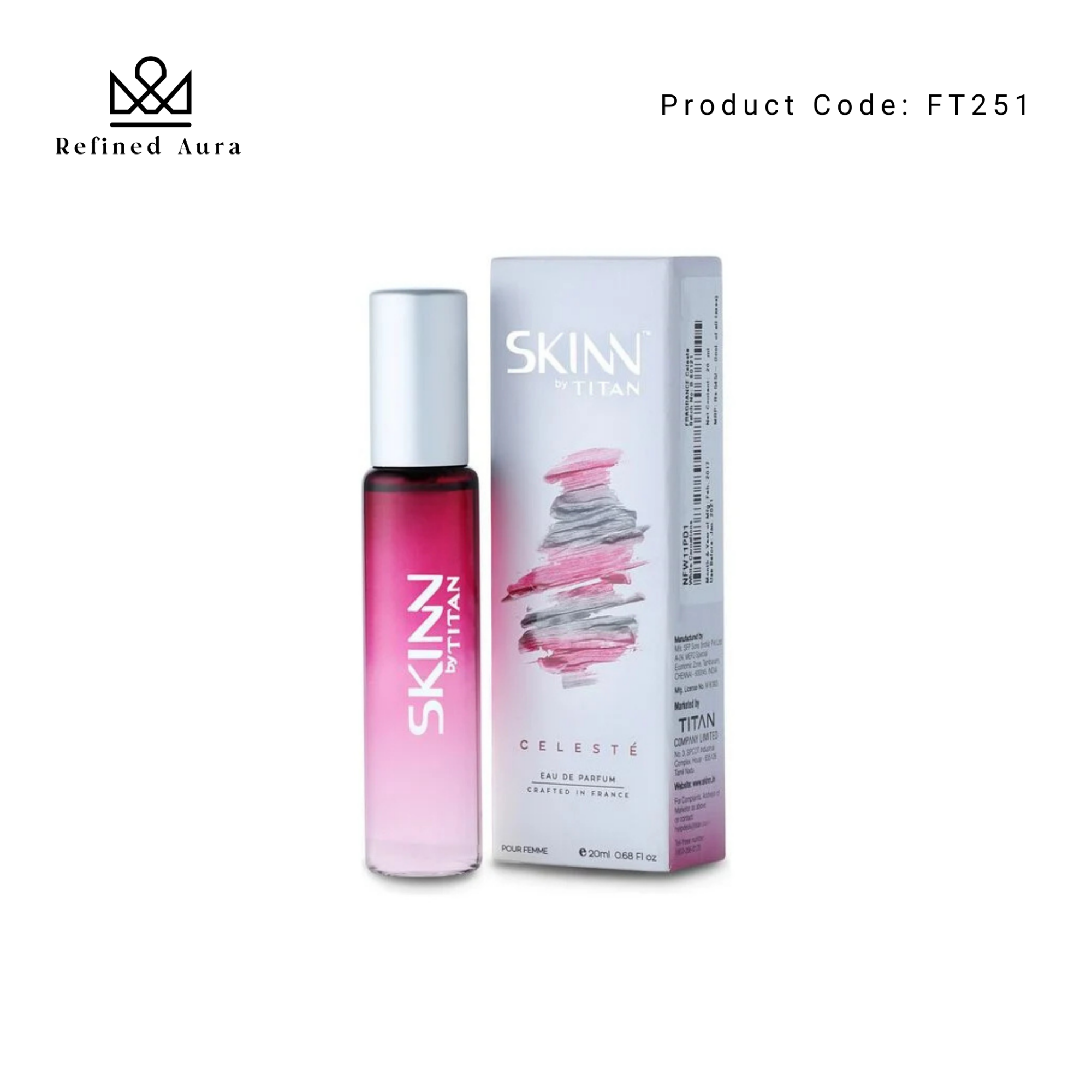 Picture of Skinn by Titan Celeste 20 ML Perfume for Women EDP