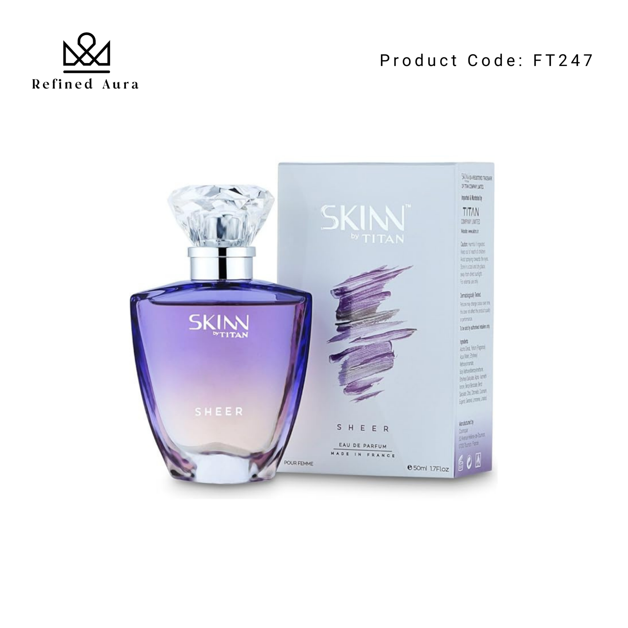 Picture of Skinn by Titan Sheer 50 ML Perfume for Women EDP