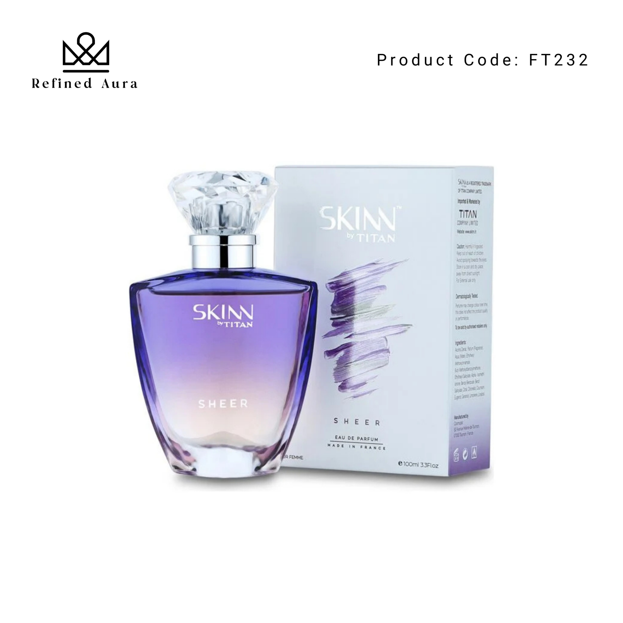 Picture of Skinn by Titan Sheer 100 ML Perfume for Women EDP