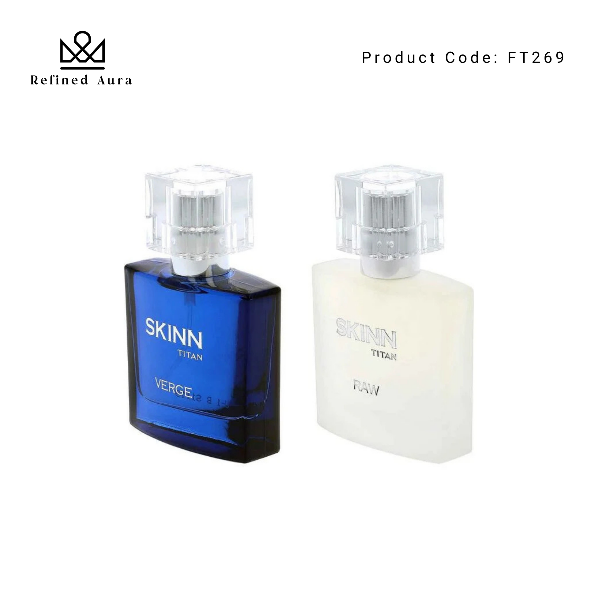 Picture of Skinn by Titan Mini Gift Set for Men – Raw 25ML EDP & Verge 25ML EDP