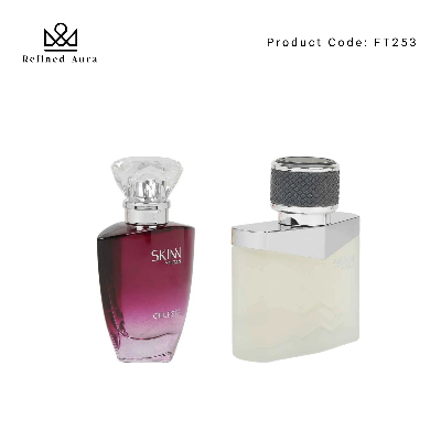 Picture of Skinn by Titan Gift Set for Men & Women – Raw 50ML EDP for Men & Celeste 50ML EDP for Women