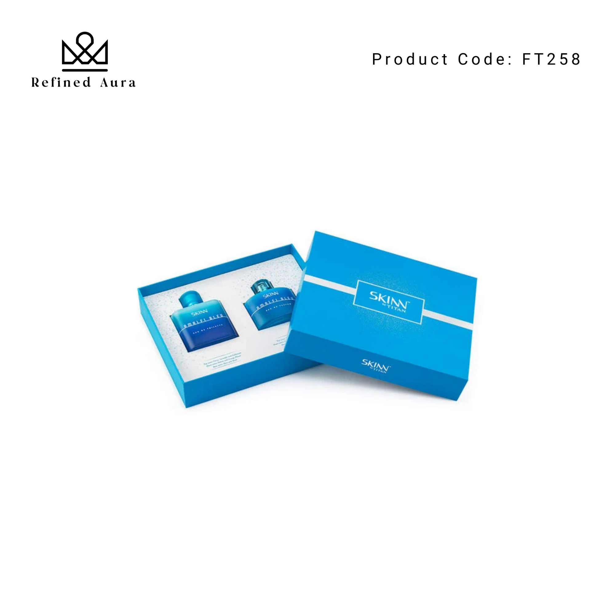Picture of Skinn by Titan Amalfi Bleu 90ML Gift Set for Men & Women