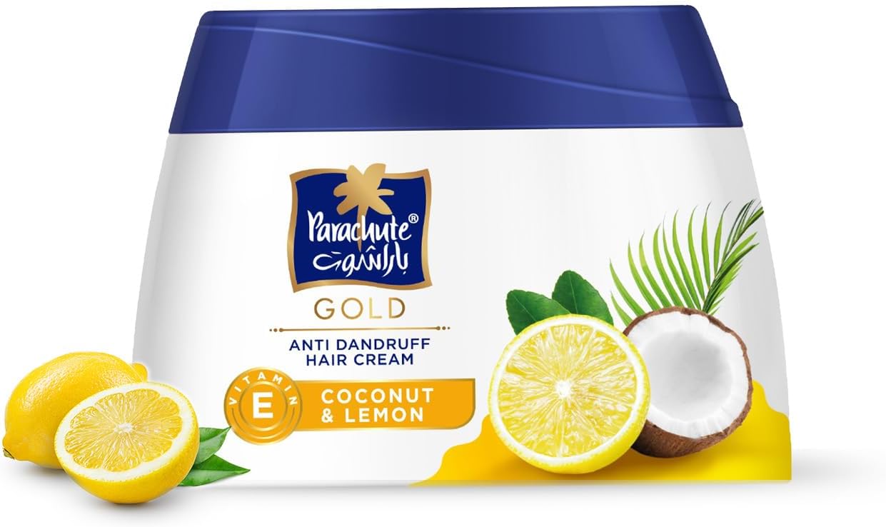 Buy " Parachute Gold Anti Dandruff Hair Cream with Lemon & Coconut 140ml" at Best Price In Bangladesh
