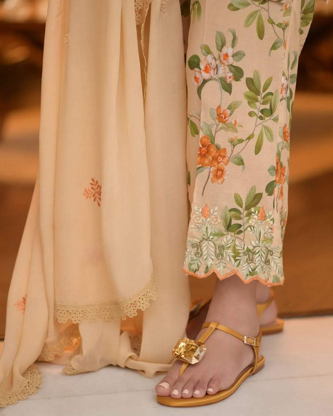 Buy AC cotton Readymade Three Piece Collection With Computer Embroidery, Lace and Screen Print Work  Piece at Price In Bangladesh