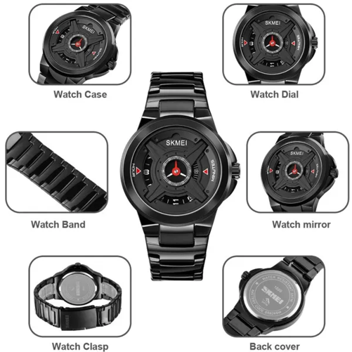 Picture of SKMEI 1699 Creative Quartz Watch for Men - Black