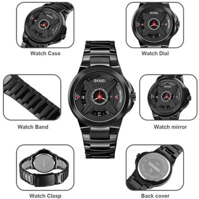 Picture of SKMEI 1699 Creative Quartz Watch for Men - Black