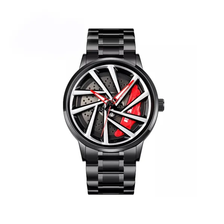 Picture of SKMEI 1990 Car wheel Rolling Dial Watch for Men - Red