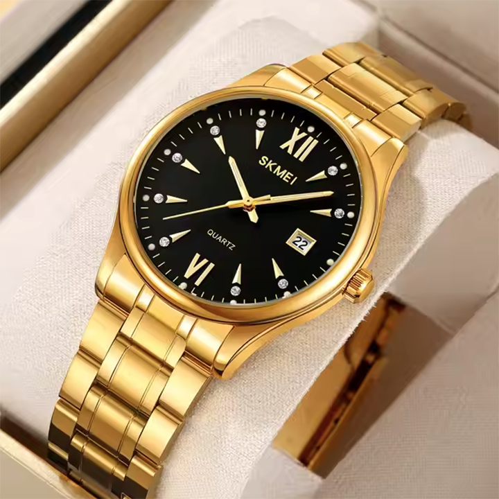 Picture of SKMEI 2158 Analog Chain Watch for Men - Silver Black