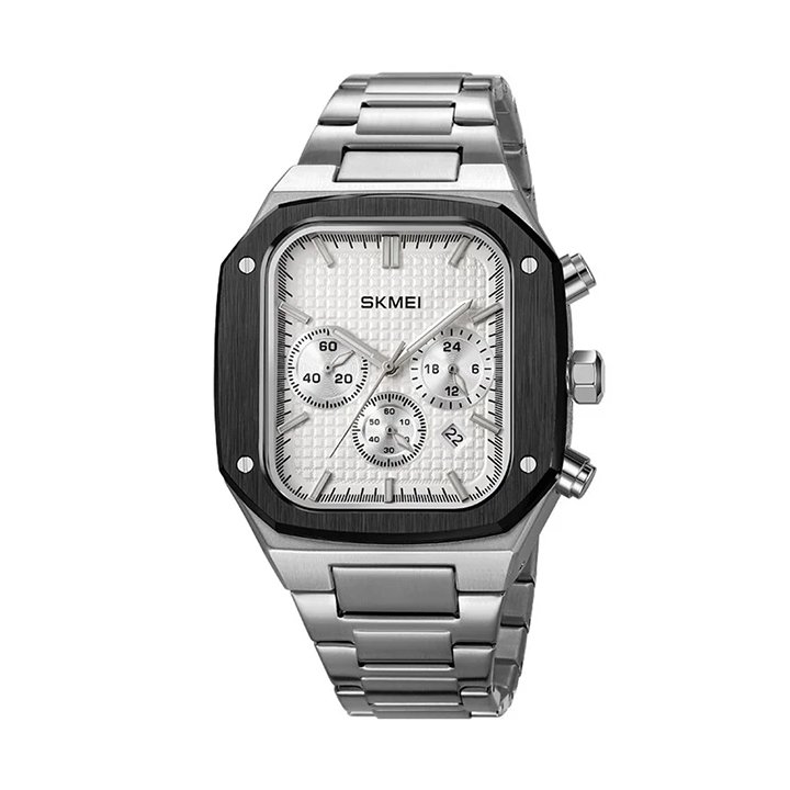 Picture of SKMEI 2201 Men Quatz Multifunctional Watch - Silver