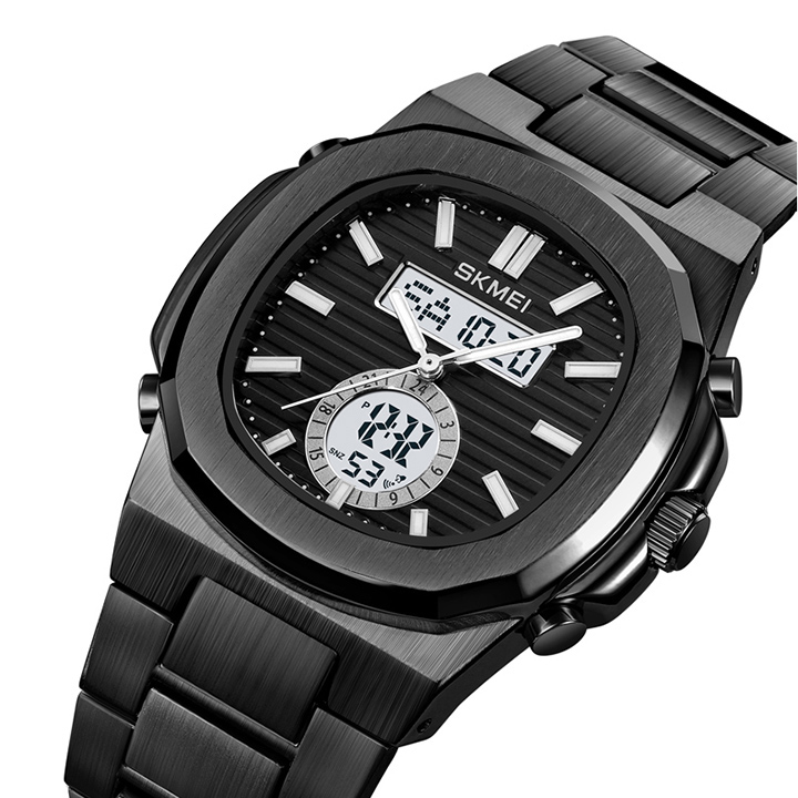 Picture of SKMEI 2279 Alloy Case Dual Display Watch - Black