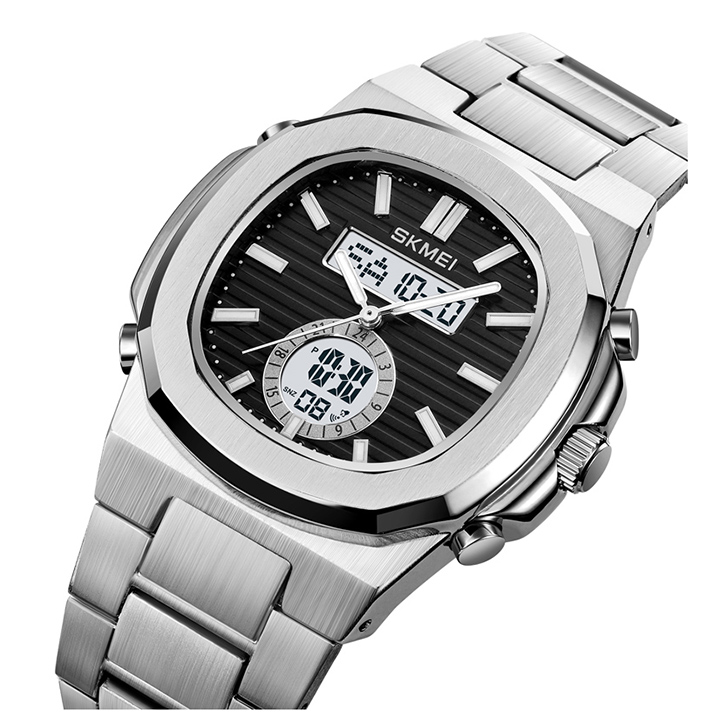 Picture of SKMEI 2279 Alloy Case Dual Display Watch - Silver