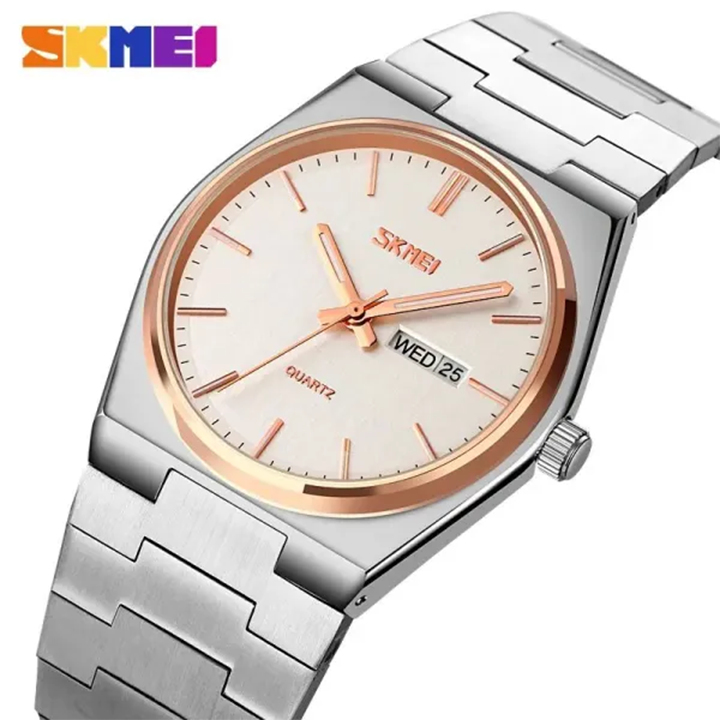 Picture of Skmei 9288 Stainless Steel luxury Watch for Men’s - Silver Gold