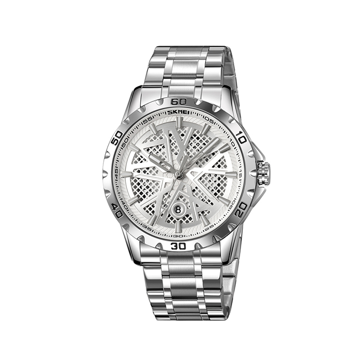 Picture of Skmei 9337 Hollow Out Dial Stainless Steel Watch - Silver