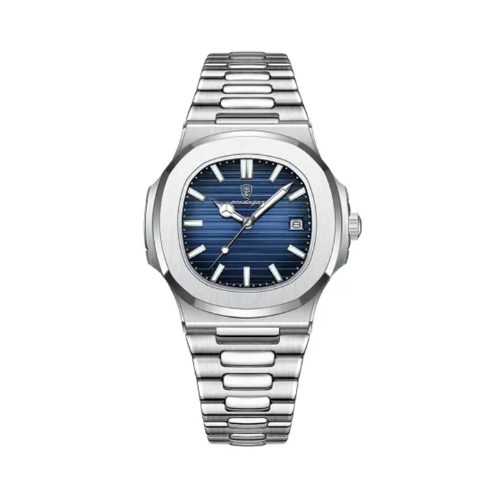 Picture of Poedagar 613 Business Steel Luminous Watch for Men - Blue