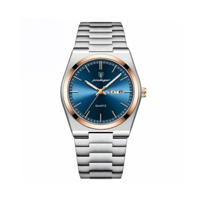 Picture of Poedagar 930 Business Luminous Stainless Men’s Watch - Blue Gold