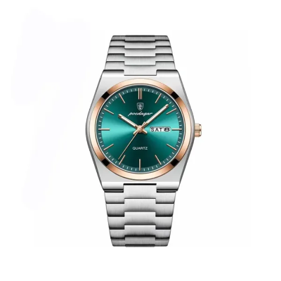 Picture of Poedagar 930 Business Luminous Stainless Men’s Watch - Green Gold