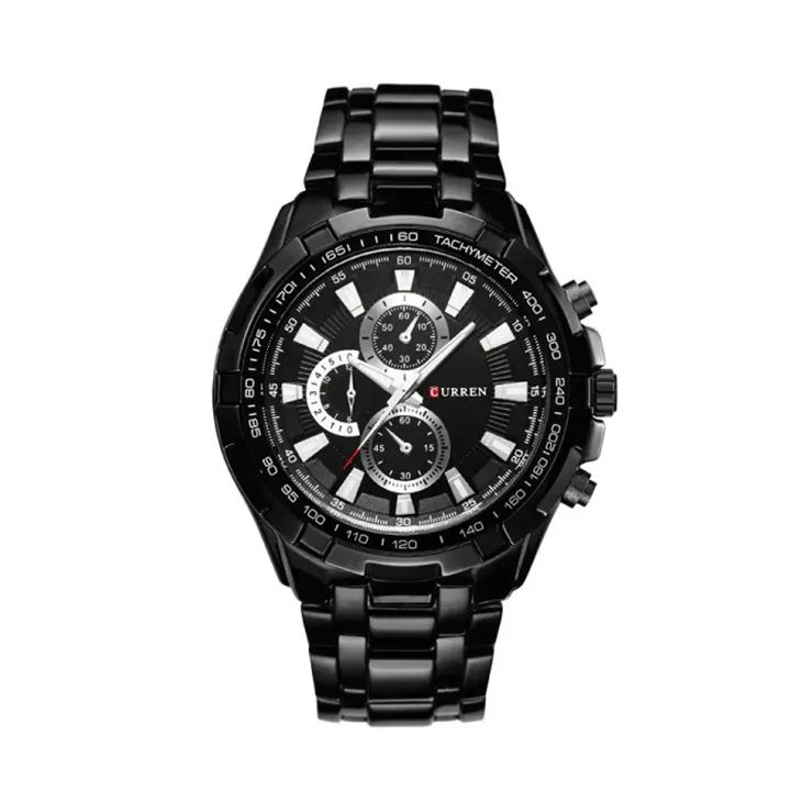 Picture of Curren 8023 Analog Watch for Men - Black