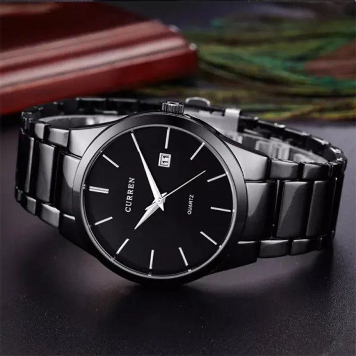 Picture of Curren 8106 Analog Watch for Men - Black