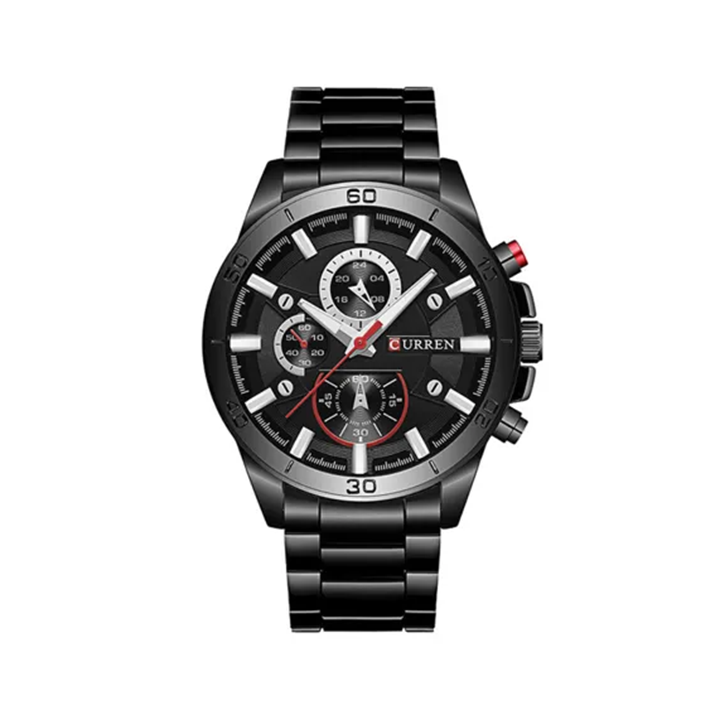 Picture of Curren 8275 Quartz Casual Watch for Men - Black