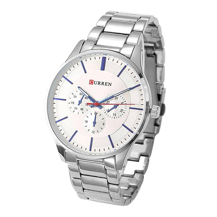 Picture of Curren 8282 Quartz Casual Watch for Men - Silver