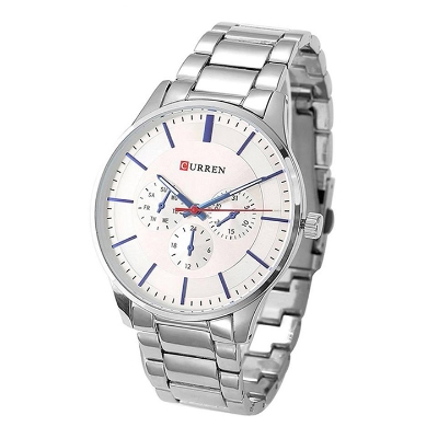 Picture of Curren 8282 Quartz Casual Watch for Men - Silver