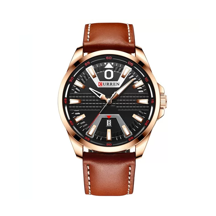 Picture of Curren 8379 Quartz Leather Belt Watch For Men - Black Brown