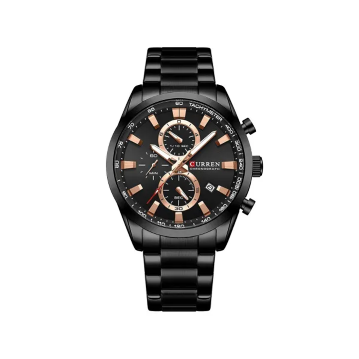 Picture of Curren 8445 Luxury Brand Watch for Men - Black