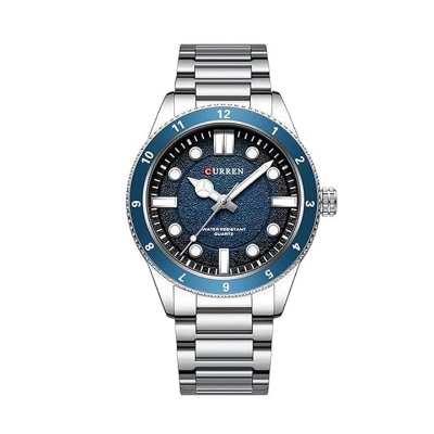 Picture of Curren 8439 Luxury Stainless Steel Man Watch - Blue