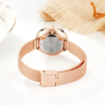 Picture of Curren 9020 Classic Chain Watch for Women - Rose Gold