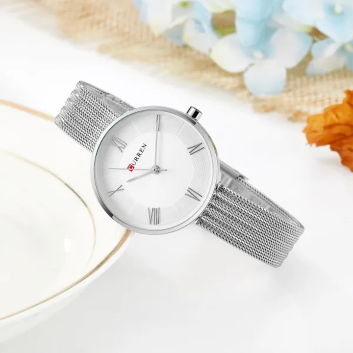 Picture of Curren 9020 Classic Chain Watch for Women - Silver