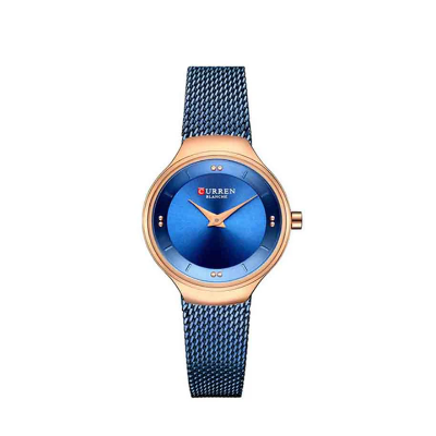 Picture of Curren 9028 Classic Chain Watch for Women - Blue